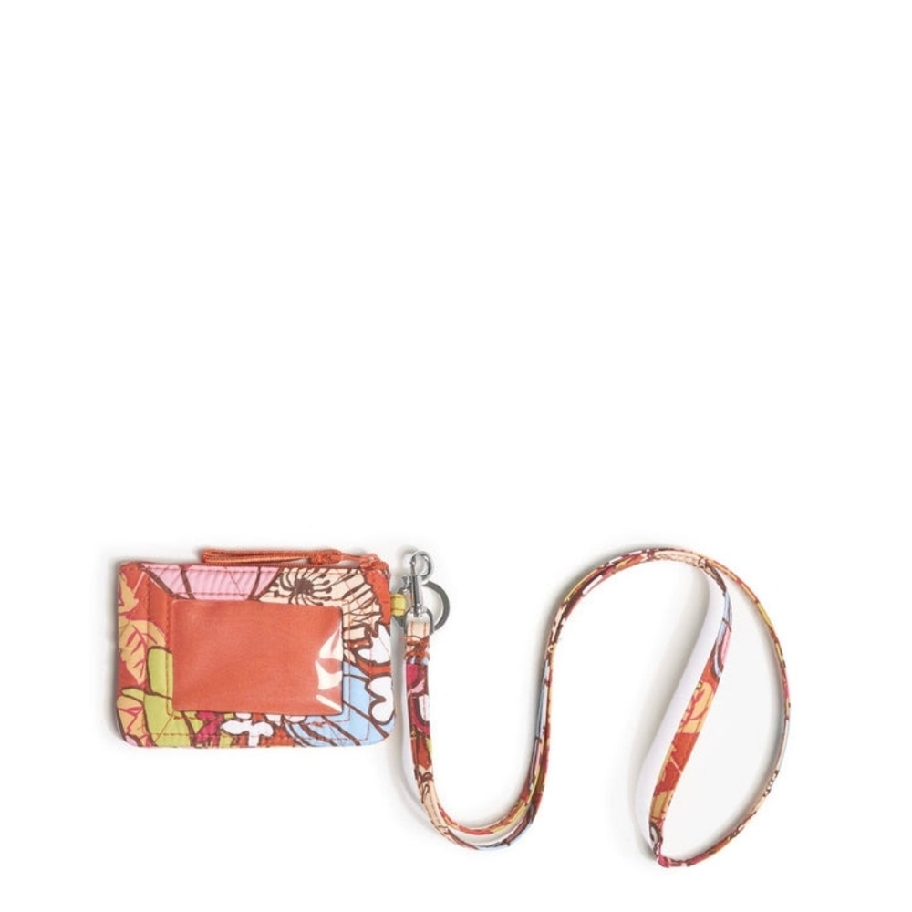 Vera Bradley Midday Garden Zip ID Case & Lanyard